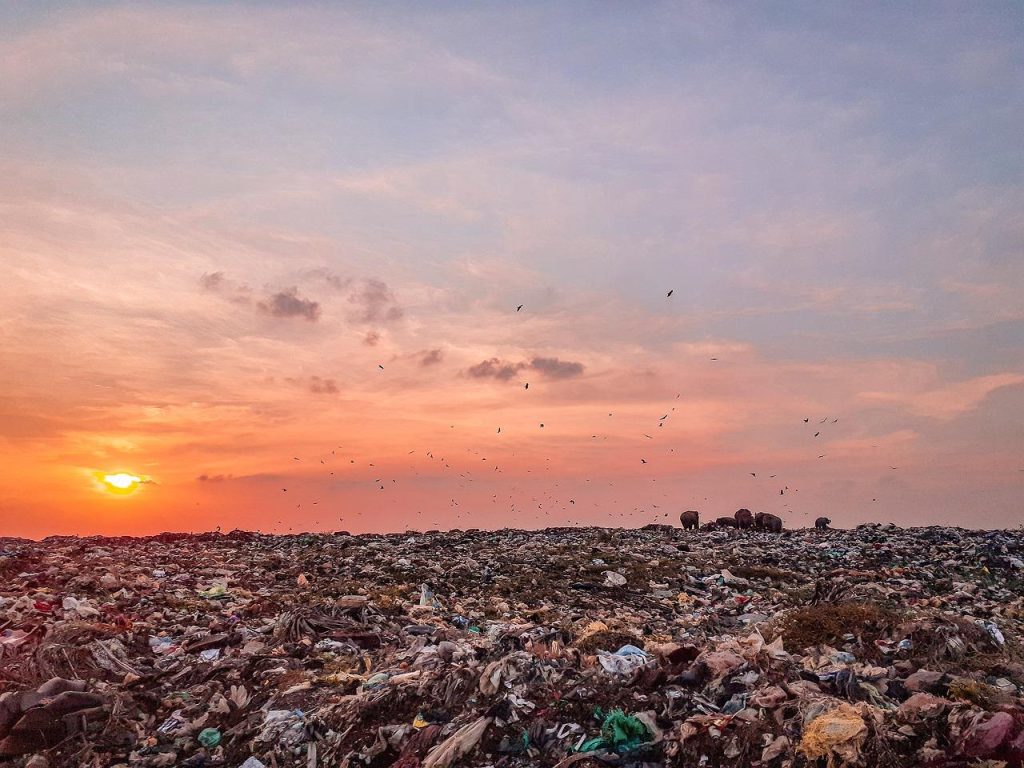 Grote rolcontainer van 1100 liter voor efficient afvalbeheer in bedrijven en huishoudens