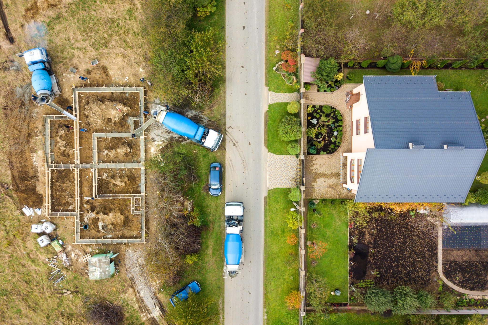 Luchtfoto van een kavel in Doetinchem geschikt voor het bouwen van een droomhuis